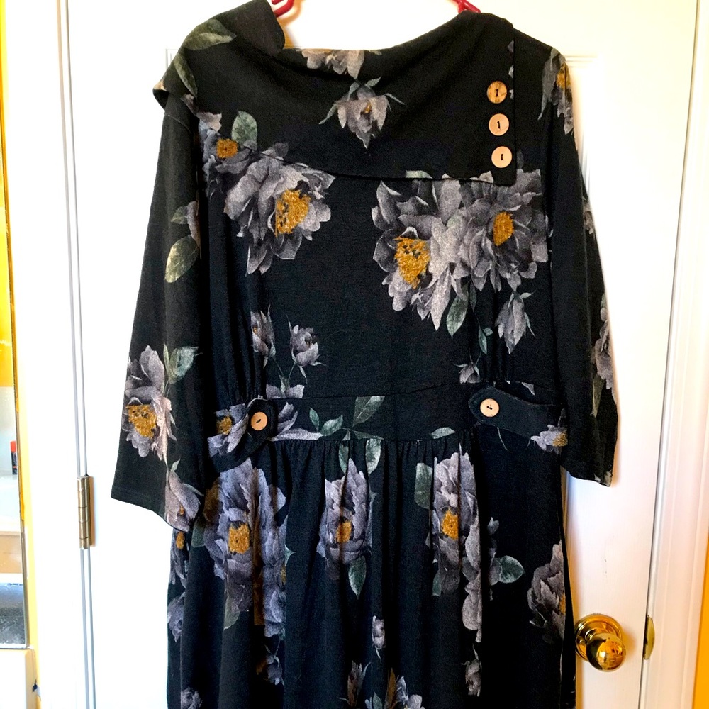 ModCloth cowl neck dress.